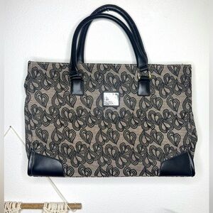 Diane Von Furstenberg tote bag Heart Print DVF Shoulder Messenger Carry All